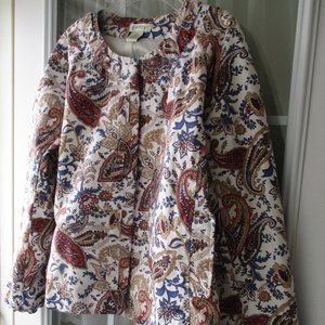 Orvis Women's XL Paisley Jacket
